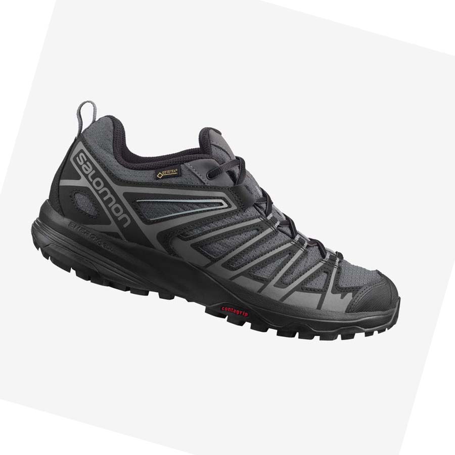 Salomon X CREST GORE-TEX Erkek Yürüyüş Ayakkabısı Siyah | TR 3618WNB